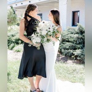 Show Me Your Mumu Jasmine Halter Midi Bridesmaid Dress